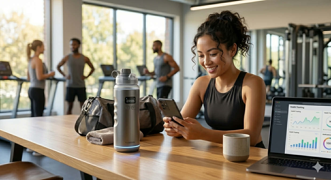 Sử dụng bình nước khi tập luyện