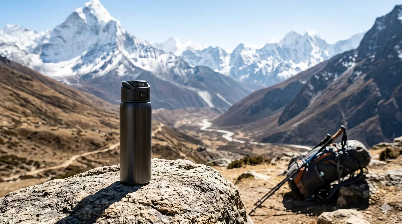 Sử dụng bình nước khi di chuyển